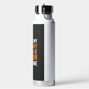Funny Scary Mom Costume Halloween Witch Water Bottle