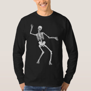 Funny Scary Skeleton Halloween Day of The Dead T-Shirt