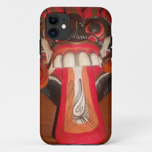 Funny Scary Weird Tongue  Asian Halloween Amazing  iPhone 11 Case