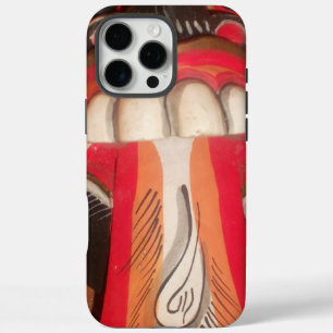 Funny Scary Weird Tongue Asian Halloween Amazing iPhone 16 Pro Max Case