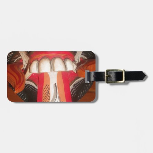 Funny Scary Weird Tongue  Asian Halloween Amazing  Luggage Tag