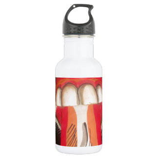 Funny Scary Weird Tongue Asian Halloween Amazing Stainless Steel Water Bottle