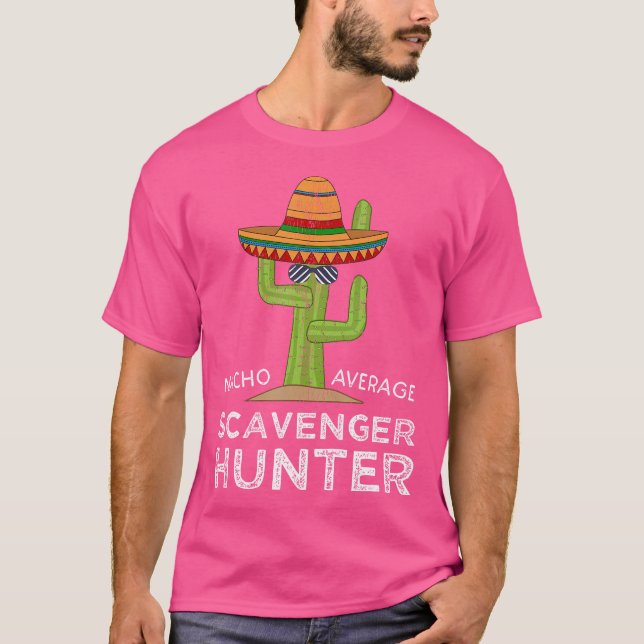 Funny Scavenger Hunt Hunter T-Shirt (Front)