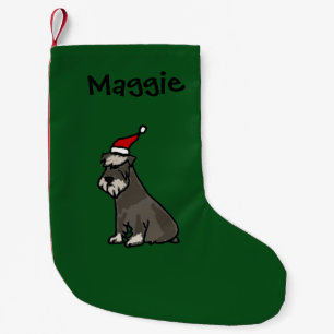 Funny Schnauzer Christmas Stocking