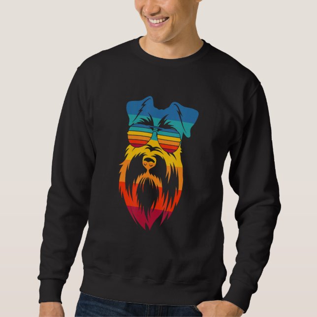 Funny Schnauzer Dog Lover, German Snouter Breed Do Sweatshirt (Front)