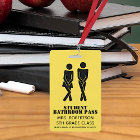 Funny School Bathroom Hall Pass Badge