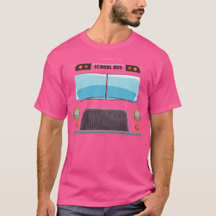 Funny School Bus Costume Cool Yellow School Bus Dr T-Shirt