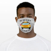 Funny School Bus Driver Adult Cloth Face Mask (Worn)