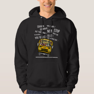 Funny School Bus Driver Cool School Bus Driver For Hoodie