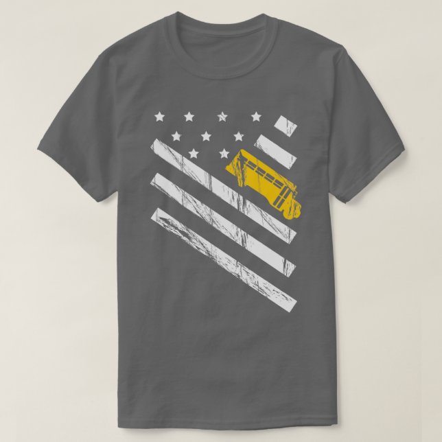 Funny School Bus Driver Design T-Shirt (Design Front)