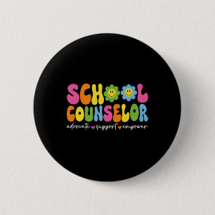 Funny School Counselor Back To School Counseling T Button
