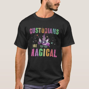 Funny School Custodians Are Magical I'm Unicorn Cl T-Shirt