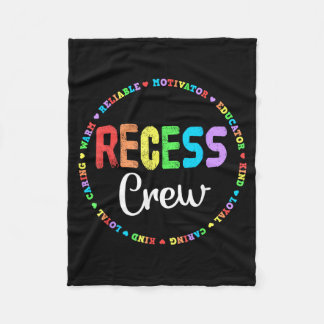 Funny School Gift for Teachers Students Monitor Fleece Blanket