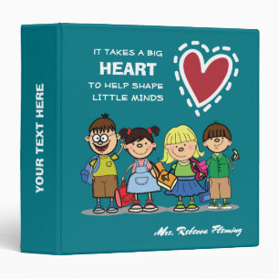 Funny School Kids Teacher Appreciation Gift Binder