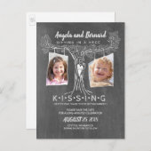 Funny School Photos | Love Oak Tree Save the Date Announcement Postcard (Front/Back)