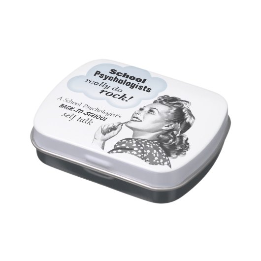 Funny School Psychologist Candy Tin (Side)