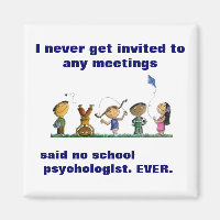 Funny School Psychologist Magnet