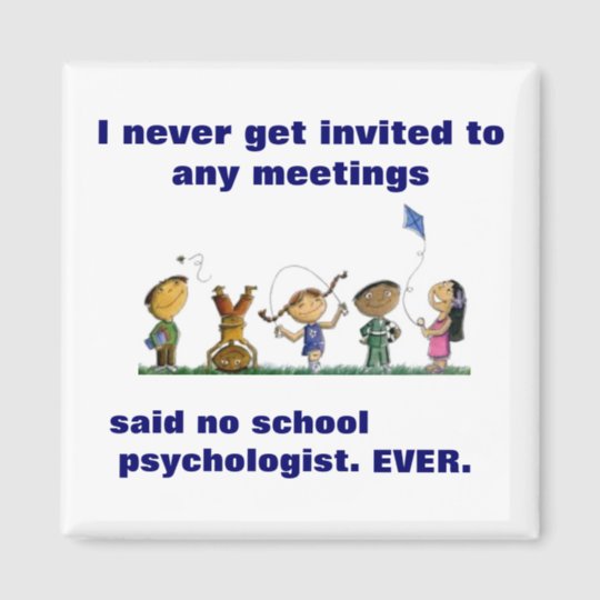 Funny School Psychologist Magnet Zazzle 