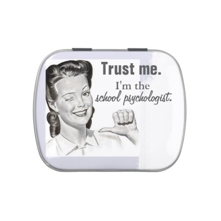Funny School Psychology Candy Tin