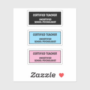 Funny School Teacher Life Sticker