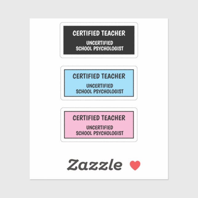 Funny School Teacher Life  Sticker (Sheet)