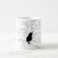 Funny Schrodinger's Cat in Corner Coffee Mug