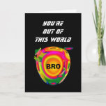 Funny Sci Fi Happy Birthday BROTHER  Planet A03 Card<br><div class="desc">Funny Sci Fi Happy Birthday BROTHER Planet A03. Tired of the "same old same old" kind of birthday cards? This one is totally unique and... out of this world! A funny science fiction theme with an about to be born planet. All text is customizable. Fun for a sci fi buff...</div>