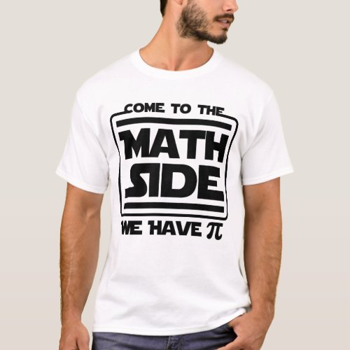 Funny Sci Fi Nerd Teacher  Math Pun Joke Quote T_Shirt