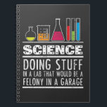 Funny Science Chemistry T Shirt for Nerds Notebook<br><div class="desc">Know a laboratory technician or medical technologist who NEEDS this tee? This is the perfect laboratory humor shirt to wear with scrubs and gloves for hospital lab week!</div>
