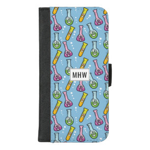 Funny Science custom monogram phone wallets