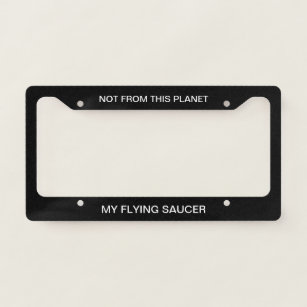 funny license plate covers