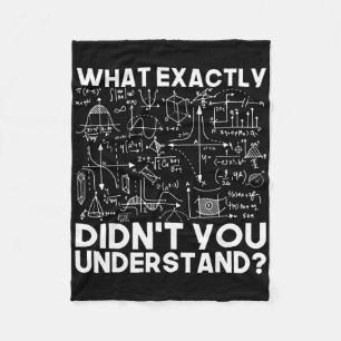 Funny Science Gift Idea Physicist Math Physics Sma Fleece Blanket