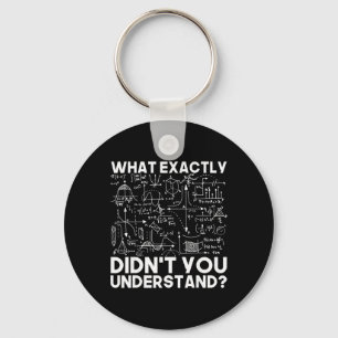 Funny Science Gift Idea Physicist Math Physics Sma Keychain