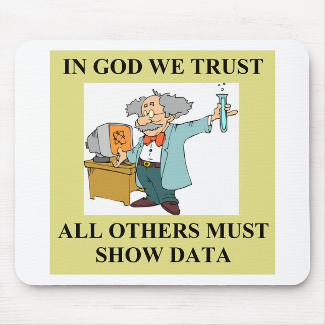 funny science joke mouse pad (Front)