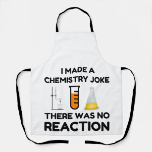 Funny Science lover chemistry joke Apron