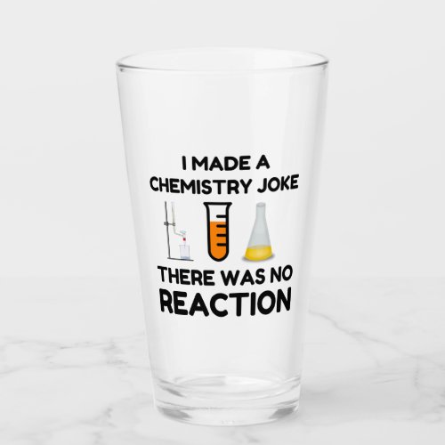 Funny Science lover chemistry joke Glass