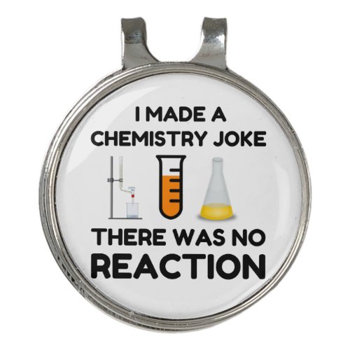 Funny Science lover chemistry joke Golf Hat Clip