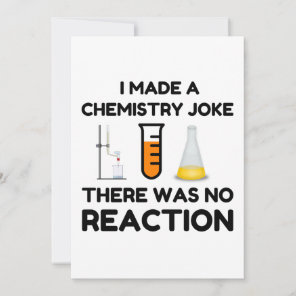 Funny Science lover chemistry joke Holiday Card