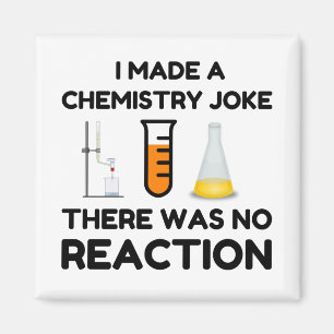 Funny Science lover chemistry joke Magnet