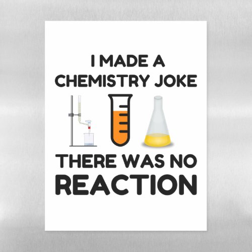 Funny Science lover chemistry joke Magnetic Dry Erase Sheet
