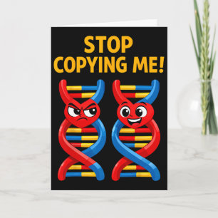 Funny Science Pun Biology Dna Joke Teacher Stop Co Card