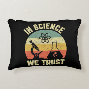 Funny Science Shirt Physics Biology Gift In Scienc Accent Pillow