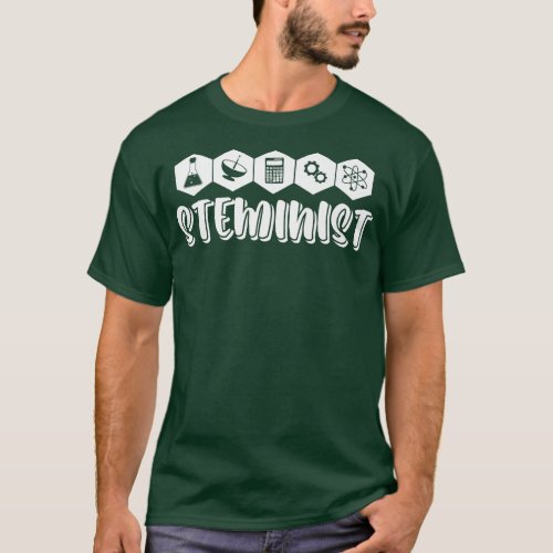 Funny Science Steminist Stem Technology Teacher Pr T_Shirt