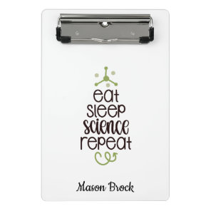 Funny Science student school personalized gift Mini Clipboard
