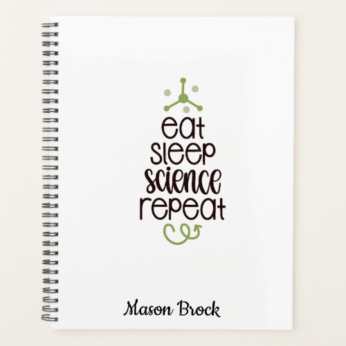 Funny Science student school personalized gift Planner