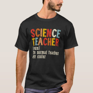 Funny Science Teacher Definition Retro T-Shirt