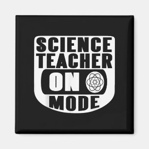 Funny Science Teacher On Mode Activated With Atom Magnet