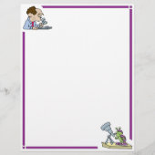 Funny Scientists Letterhead (Front)