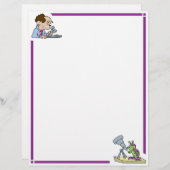Funny Scientists Letterhead (Front/Back)