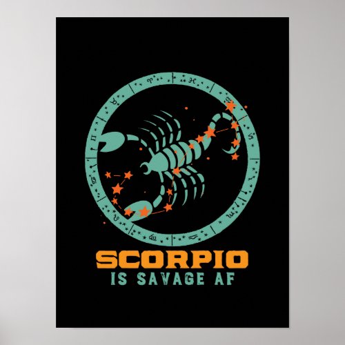 Funny Scorpio Zodiac Star Sign Astrology Birthday